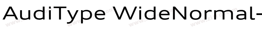AudiType WideNormal字体转换 AudiType WideNormal字体转换